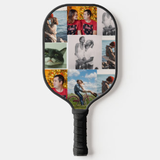 Raquette De Pickleball 9 Family Photo Personalized Collage