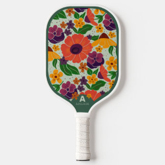 Raquette de Pickleball à Motif Floral Jardin Vibra