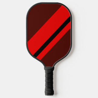Raquette de Pickleball à rayures rustiques de cour