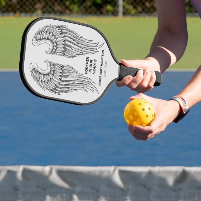 Raquette De Pickleball Ailes mémorielles personnalisées (Insitu)