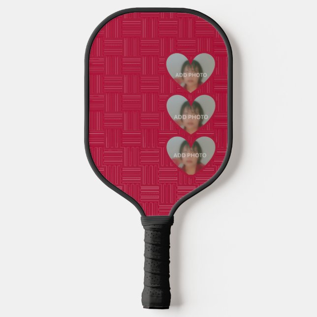 Raquette De Pickleball Ajouter la photo Red Pickleball Paddle (Verso)