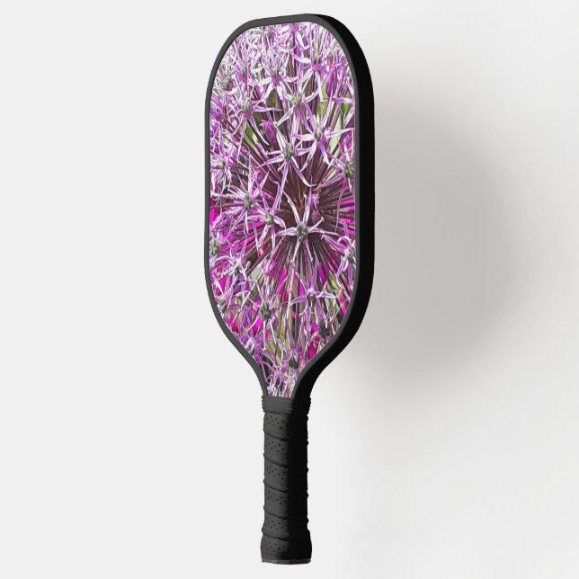 Raquette De Pickleball Allium & Fleurs d'été (Gauche)