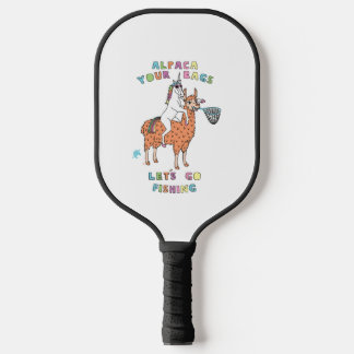 Raquette De Pickleball Alpaca Vos Sacs Allons Pêcher Unicorn