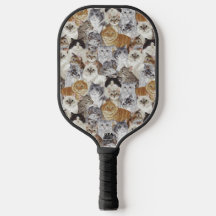 Amoureux de les chats Pickleball Paddle