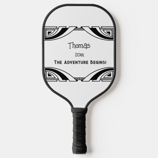 Raquette De Pickleball Amusante Retraite Plaisanter Fini Célébration du t (Recto)