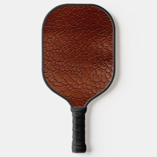Raquette De Pickleball Animal Brown en cuir de l'Ouest