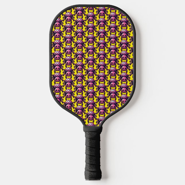 Raquette De Pickleball Araignée Pixel mignonne (Recto)
