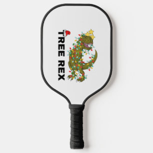 Raquette De Pickleball Arbre Rex Dinosaure de Noël T Rex 2