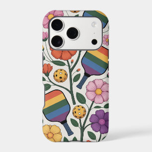 Raquette de Pickleball Arc-en-Ciel Fleur Floraison