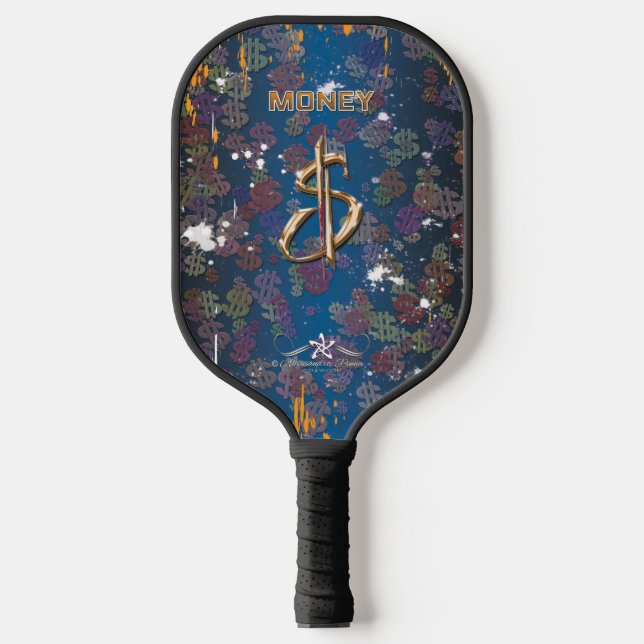 RAQUETTE DE PICKLEBALL ARGENT (Recto)