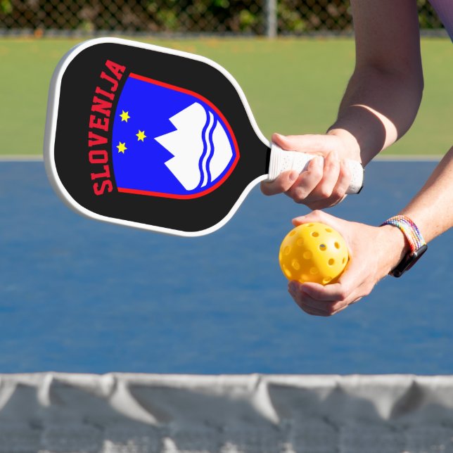 Raquette De Pickleball Armoiries de SLOVÉNIE (Insitu)
