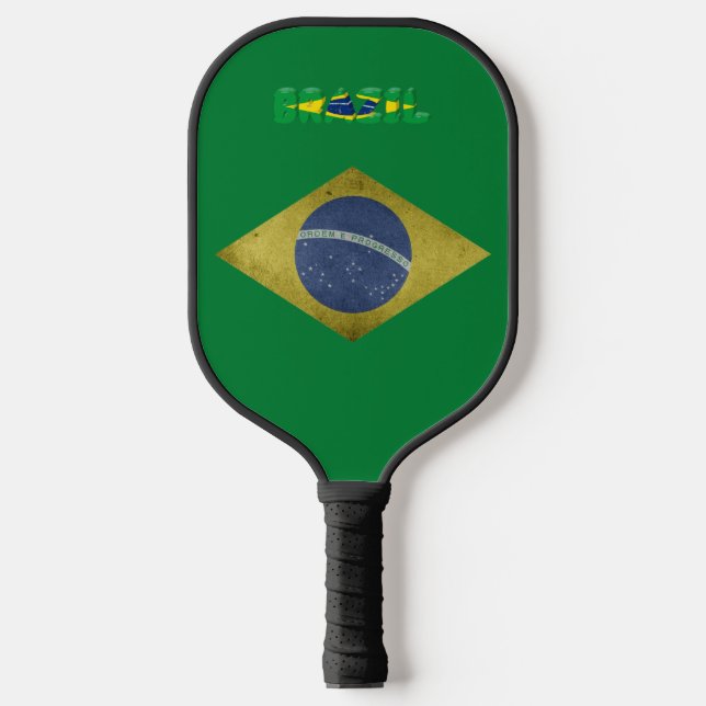 Raquette De Pickleball Armoiries du Brésil (Recto)