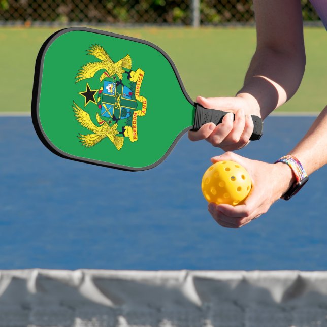 Raquette De Pickleball Armoiries du Ghana (Insitu)
