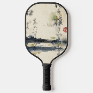 Raquette De Pickleball Art de calligraphie japonaise vintage (11)
