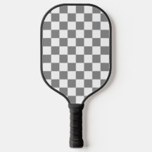Ash Grey White Checkered Check Pattern