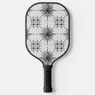 Raquette De Pickleball Atomic Starburst Retro Mid Century Modern