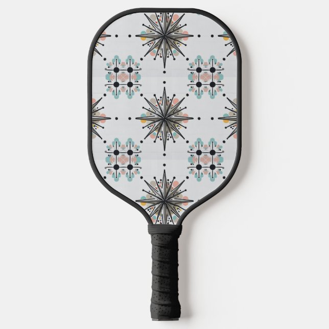 Raquette De Pickleball Atomic Starburst Retro Mid Century Modern (Recto)