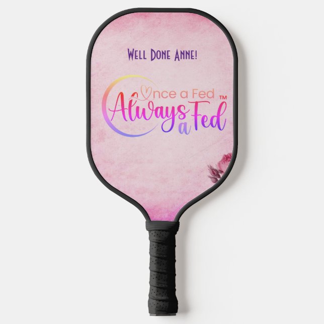 Raquette De Pickleball Autrefois Une Fed A Toujours Une Fed (Recto)