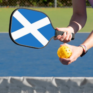 Raquette de Pickleball avec drapeau de l'Écosse