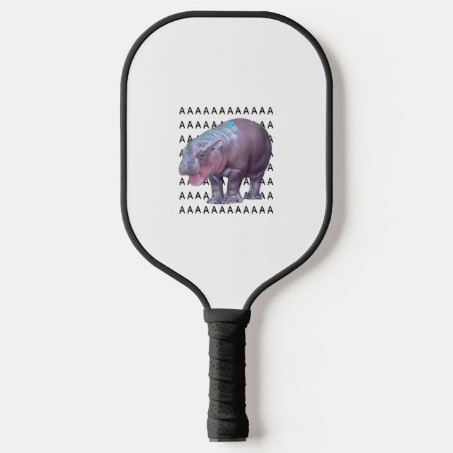 Raquette De Pickleball Baby Hippo Moo Deng Débardeur (Recto)