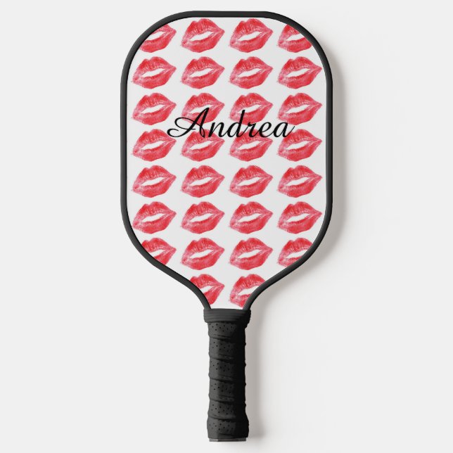 Raquette De Pickleball Baisers Monogramme Lipstick (Recto)