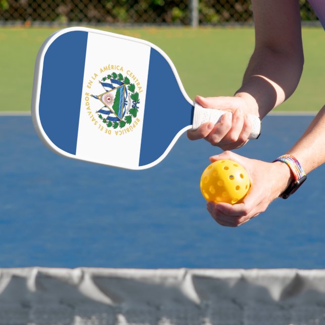 Raquette De Pickleball Bandera de El Salvador (Insitu)