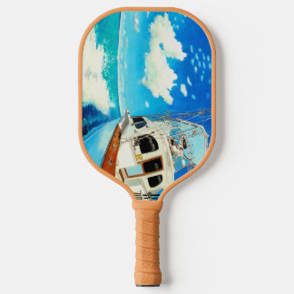 Raquette De Pickleball Bateau de pêche sportive art