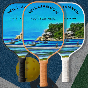 Raquette De Pickleball Bateaux de pêche Mismaloya 0346