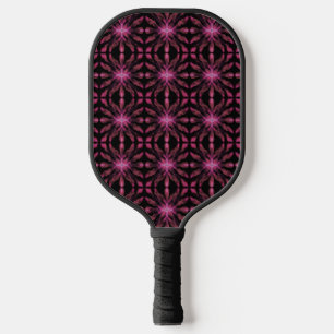 Raquette De Pickleball Bâtonnets lumineux Neon Glow Design Motif Abstrait
