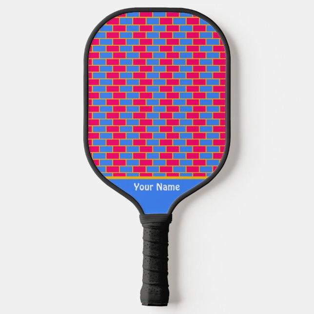 Raquette De Pickleball Belle Motif en brique Pro Pickleball Paddle (Verso)