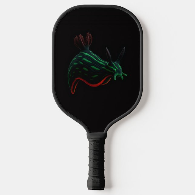 Raquette De Pickleball Black 4 Luxe Pickleball Paddle, Neon Sea Slug (Verso)
