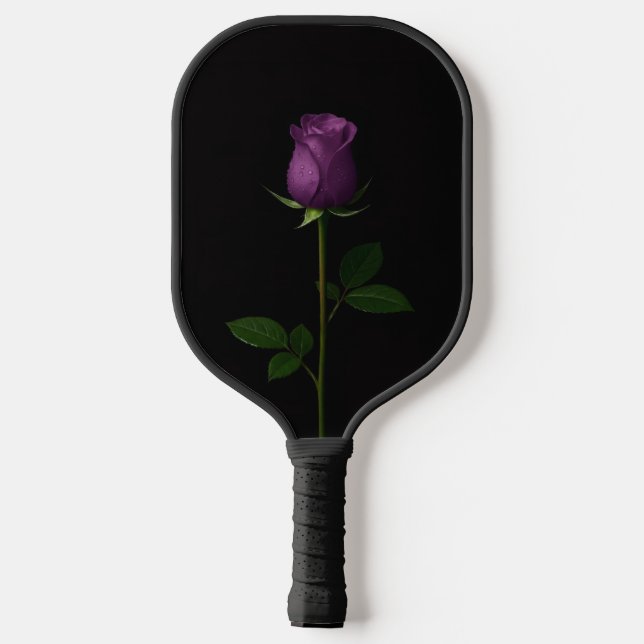 Raquette De Pickleball Black 4 Luxe Pickleball Paddle, Royal Violet Rose (Verso)