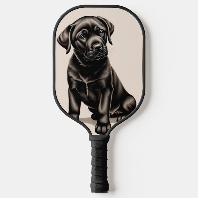 Raquette De Pickleball Black Labrador Retriever (Recto)