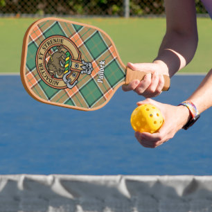 Raquette De Pickleball Blason de Clan Pollock sur porte-clés tartan
