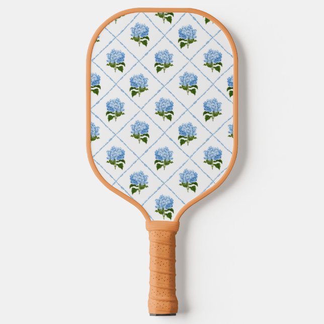 Raquette De Pickleball Blue Hydrangea Grandmillennial (Recto)