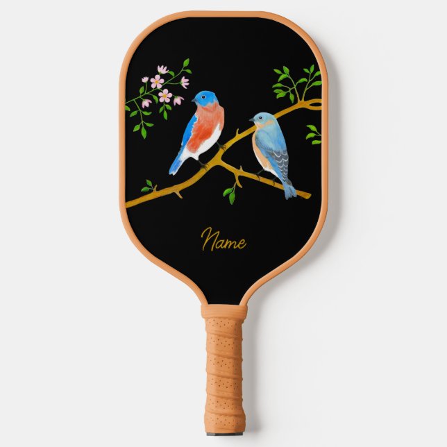 Raquette De Pickleball Bluebirds noir (Recto)