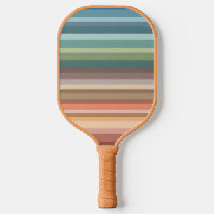 Raquette De Pickleball Boho Modern Chic Stripes Pickleball Paddle