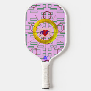 Raquette De Pickleball Boîtes vertes Cercles rouges Paddle Pickleball Ros