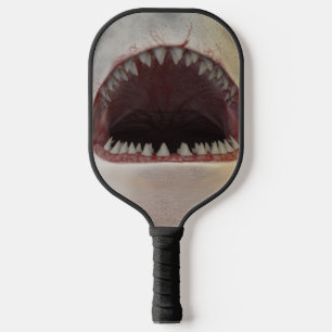 Raquette De Pickleball Bouche de requin blanc