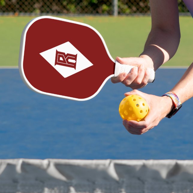 Raquette De Pickleball Bourgogne monogramme (Insitu)