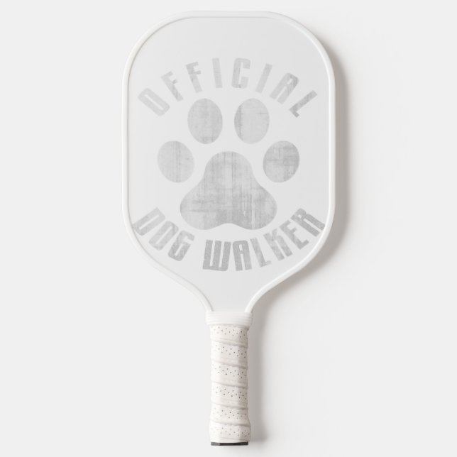 Raquette De Pickleball Bulldog Officiel Chien Walker mignon Mème Bulldog  (Recto)
