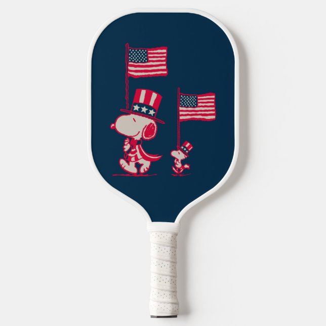 Raquette De Pickleball cacahuètes | American Summer Old Glory (Recto)