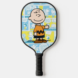 Raquette De Pickleball cacahuètes Charlie Brown Motif de bande dessinée
