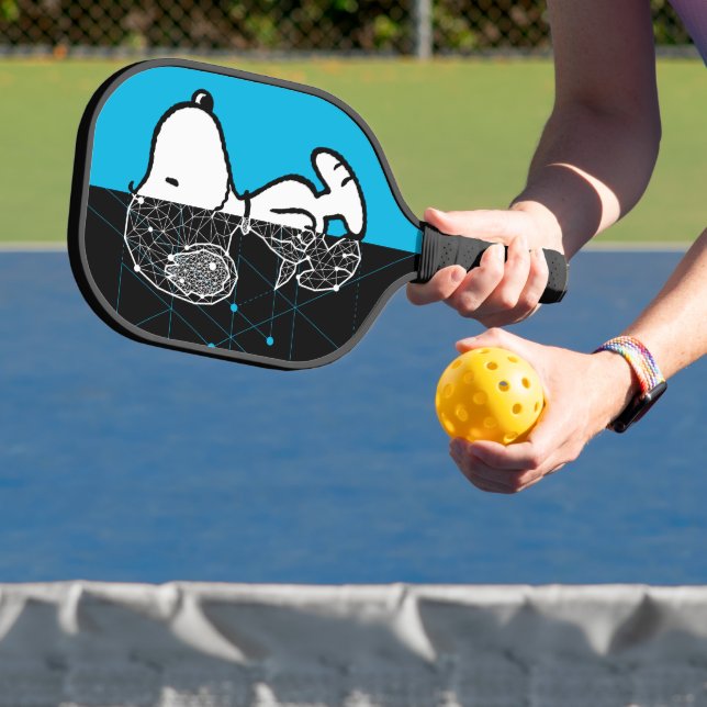 Raquette De Pickleball cacahuètes | Conception géométrique Snoopy (Insitu)