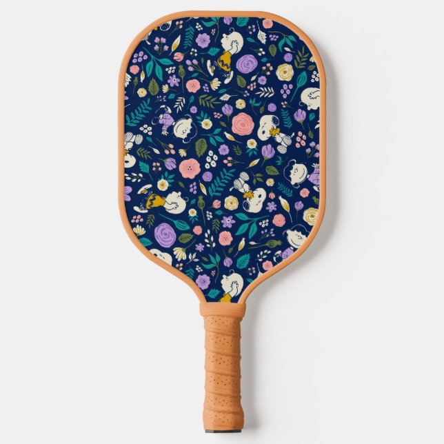 Raquette De Pickleball cacahuètes en Motif de fleurs (Recto)