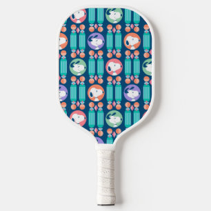 Raquette De Pickleball cacahuètes   Snoopy Dark Blue Deco Dreams Motif