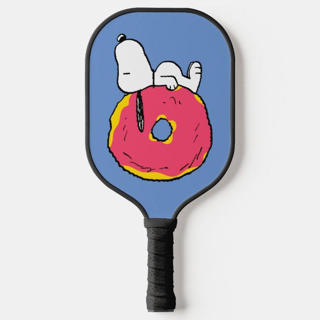 Raquette De Pickleball cacahuètes | Snoopy Donut rose (Recto)
