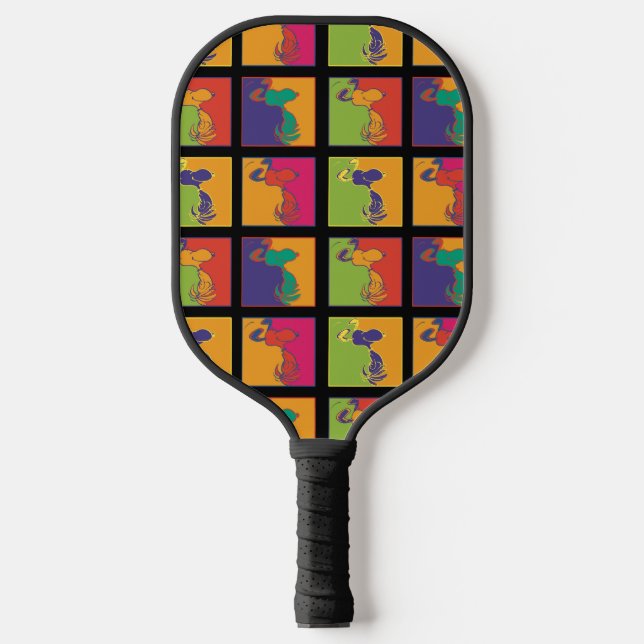 Raquette De Pickleball cacahuètes | Snoopy Pop Art Moderne (Recto)