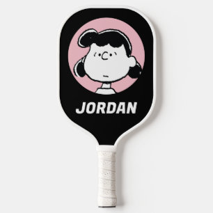 Raquette De Pickleball cacahuètes Visages de Lucy Ajouter Votre Nom