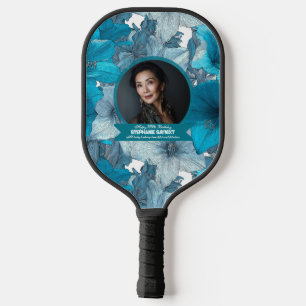 Raquette De Pickleball Cadeau d'anniversaire Amaryllis Floral 40 ans pour